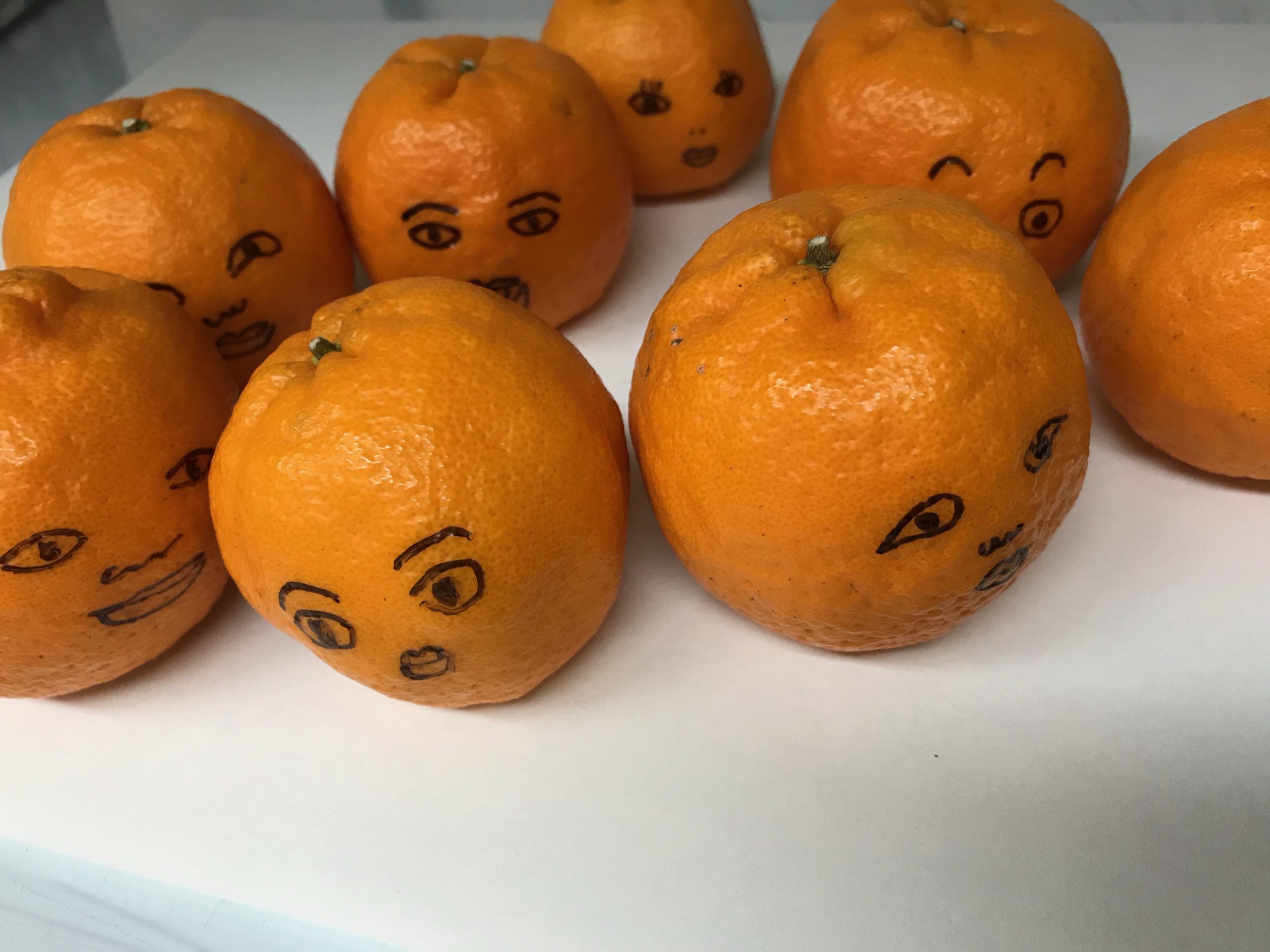 宇和島　みかん　ミカンの顔