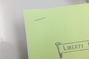 平綴じ冊子